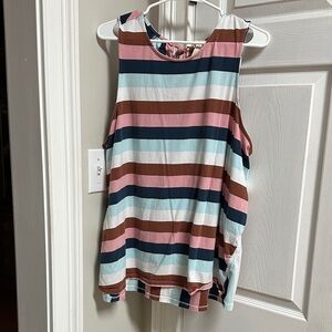 Matilda Jane Striped Halter Top with Tie Back